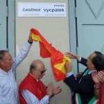 Targa in ricordo di Vycpálek a Palermo, in presenza di Zeman / Vycpálek‘s commemorative plaque in Palermo, with Zeman