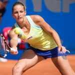 Karolína Plíšková al Wta International di Norimberga / Karolína Plíšková at The Nuremberg Cup (2014) © Stefan Brending