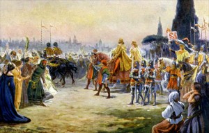 Carlo IV arriva a Roma nel 1355 / Charles IV arriving in Rome in 1355