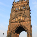 Ponte Carlo, torre dalla parte della Città Vecchia / Charles Bridge, tower on the side of the Old Town