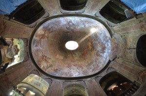 La cupola della Cappella con gli affreschi e l’oculo / The dome of the Chapel with the frescoes and the oculus © Ambasciata d'Italia