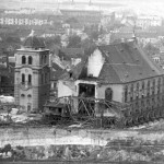 La chiesa dell'Assunzione della Vergine Maria prima di essere trasportata / Church of the Assumption of the Virgin Mary before being transported