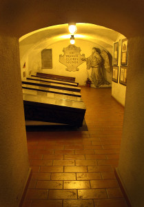 La Cripta dei Cappuccini di Brno dove sono sepolti Mořic e František Antonín Grimm / The Capuchin crypt in Brno where Mořic and František Antonín Grimm are buried © Dagmar Smolíková, Wikimedia