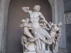 Una veduta dettagliata del Gruppo del Laocoonte / A detailed view of the Laocoon Group © 2012 R. Rumora - Ancient World Image Bank