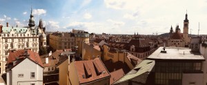 Praga vista dalla terrazza di Kotva / Prague view from Kotva terrace